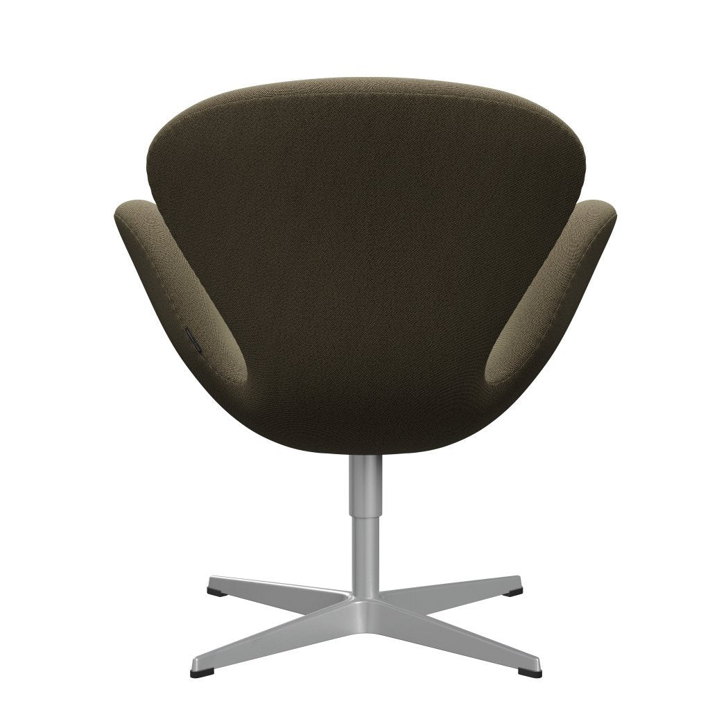 [product_category]-Fritz Hansen Swan Lounge Chair, Silver Grey/Rime Brown/Light Green-Fritz Hansen-3320-RIM951-SGBASE-FRI-4