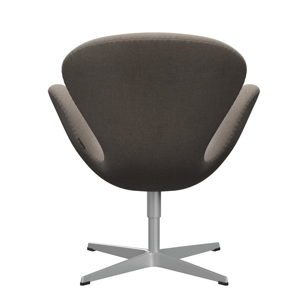 [product_category]-Fritz Hansen Swan Lounge Chair, Silver Grey/Rime Khaki/White-Fritz Hansen-3320-RIM231-SGBASE-FRI-4