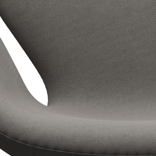 Fritz Hansen Swan Lounge Sillón, gris plateado/escamado de gris medio