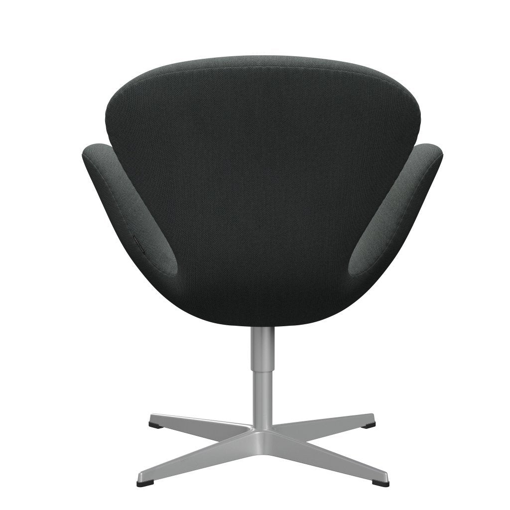 [product_category]-Fritz Hansen Swan Lounge Chair, Silver Grey/Steelcut Trio Coal-Fritz Hansen-3320-STR153-SGBASE-FRI-4