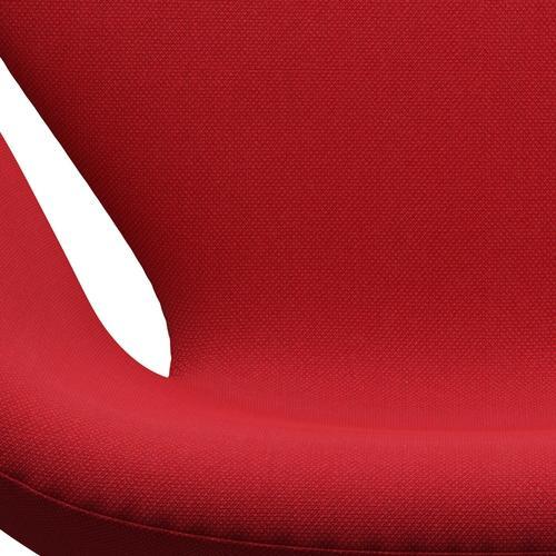 [product_category]-Fritz Hansen Swan Lounge Chair, Silver Grey/Steelcut Trio Light Red-Fritz Hansen-3320-STR666-SGBASE-FRI-6