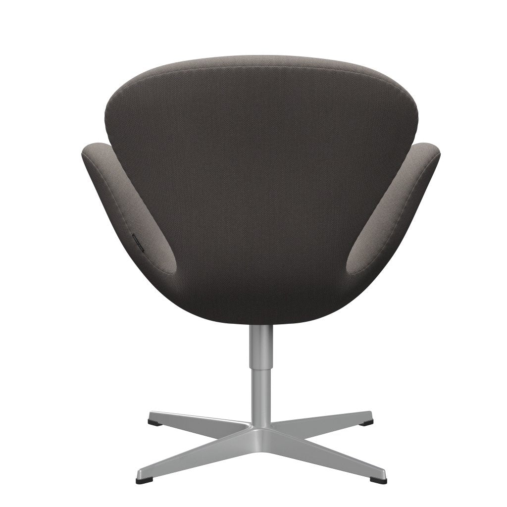 [product_category]-Fritz Hansen Swan Lounge Chair, Silver Grey/Steelcut Trio Sand Dark-Fritz Hansen-3320-STR246-SGBASE-FRI-4