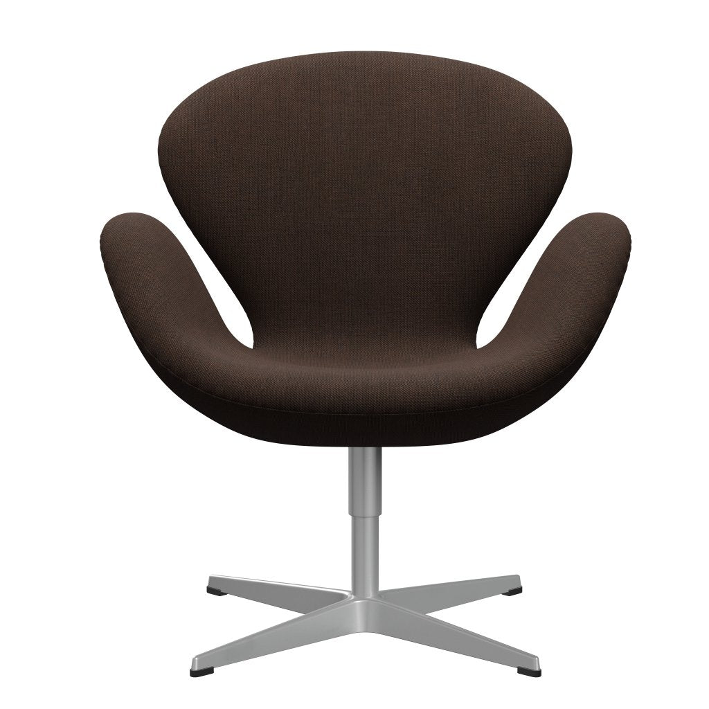 [product_category]-Fritz Hansen Swan Lounge Chair, Silver Grey/Sunniva Black/Chestnut-Fritz Hansen-3320-SV373-SGBASE-FRI-1