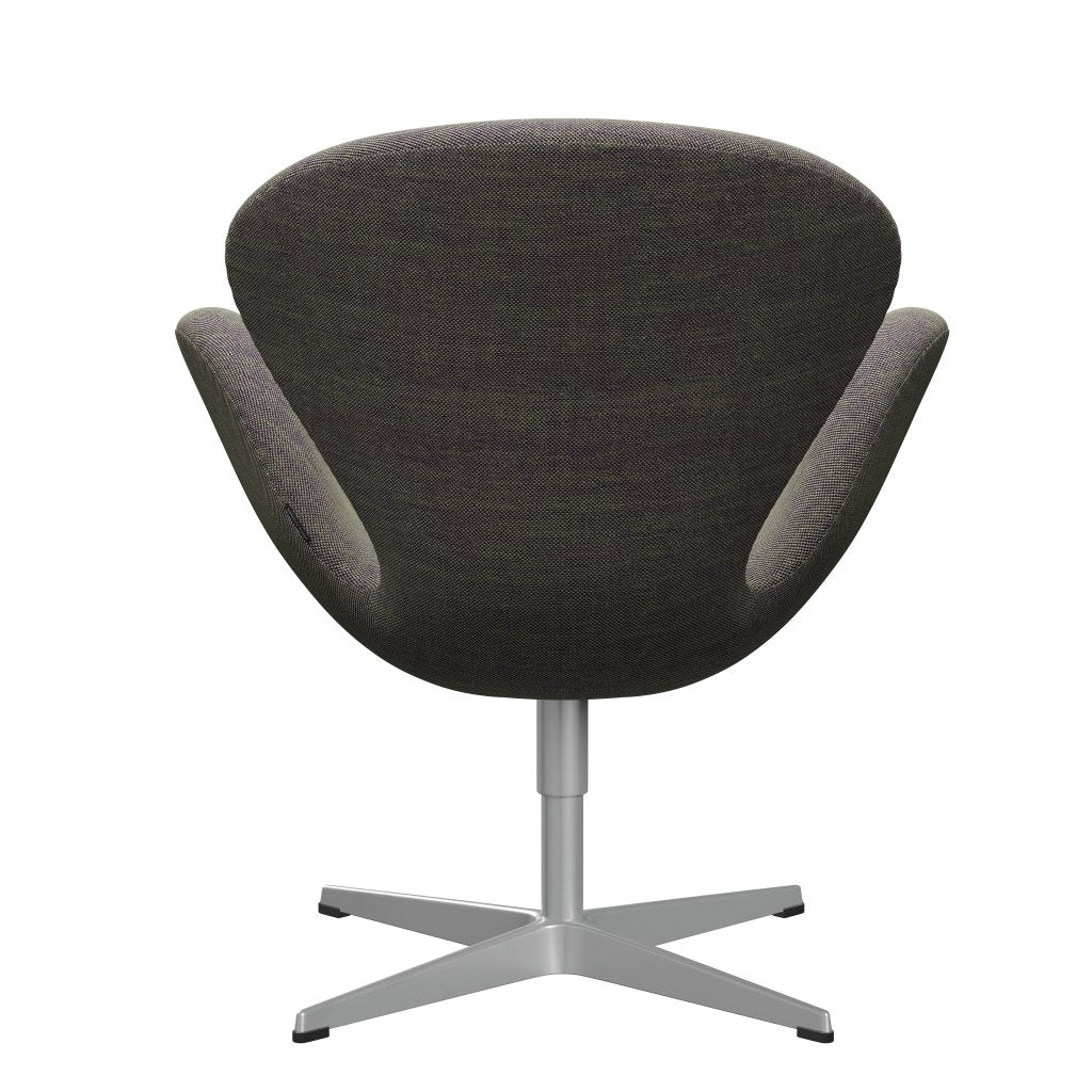 [product_category]-Fritz Hansen Swan Lounge Chair, Silver Grey/Sunniva Light Green/Violet-Fritz Hansen-3320-SV952-SGBASE-FRI-4