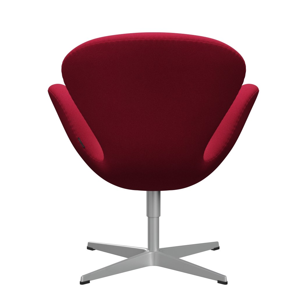 [product_category]-Fritz Hansen Swan Lounge Chair, Silver Grey/Tonus Cherry-Fritz Hansen-3320-TON654-SGBASE-FRI-4