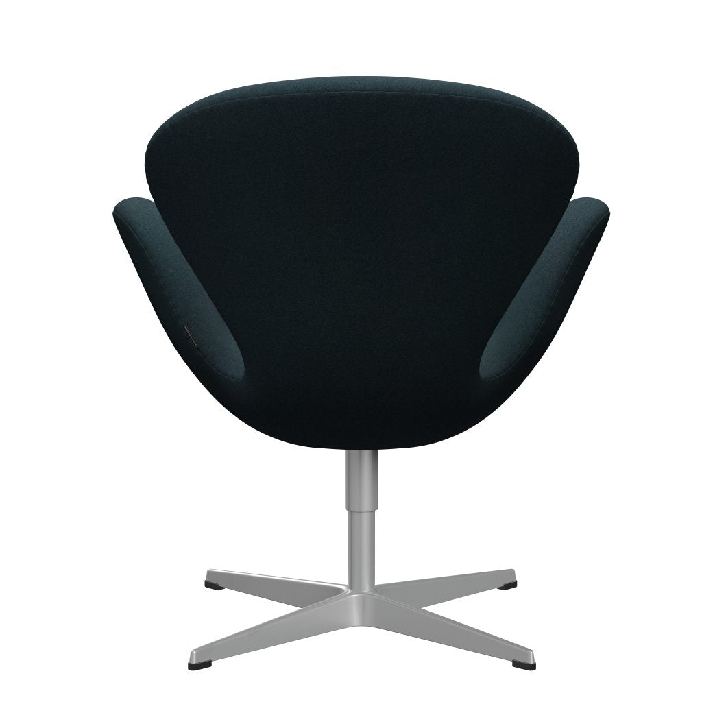 [product_category]-Fritz Hansen Swan Lounge Chair, Silver Grey/Tonus Dark Green-Fritz Hansen-3320-TON619-SGBASE-FRI-4