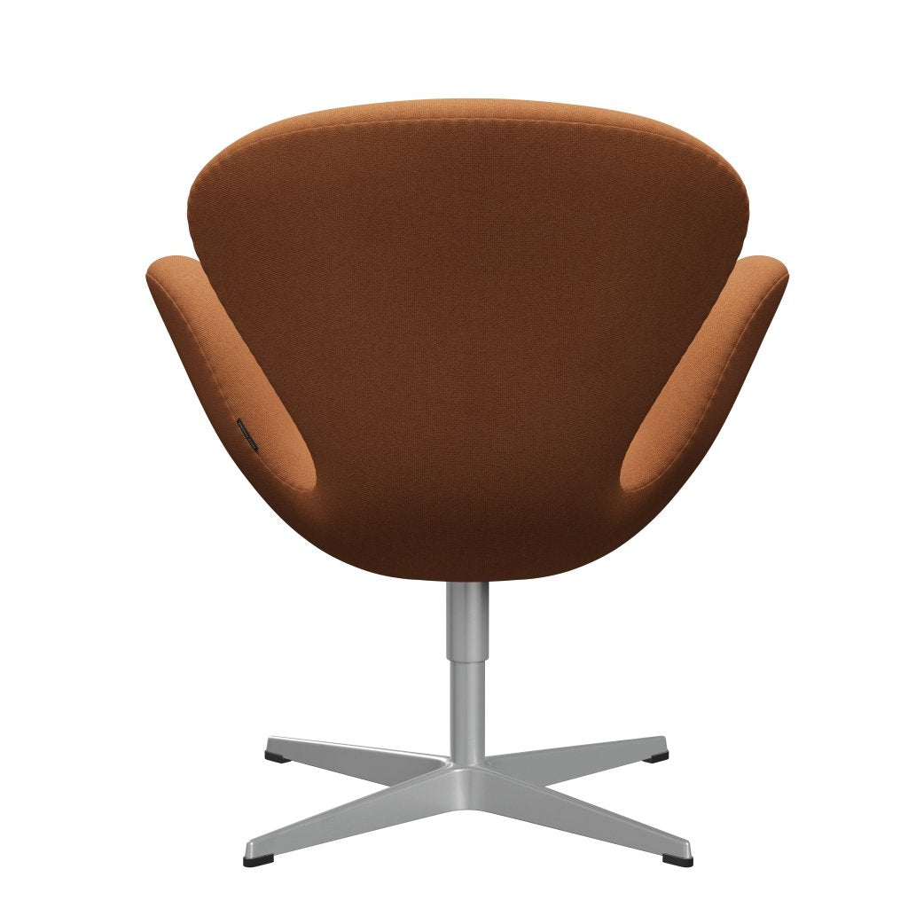 [product_category]-Fritz Hansen Swan Lounge Chair, Silver Grey/Tonus Delicate Orange-Fritz Hansen-3320-TON464-SGBASE-FRI-4