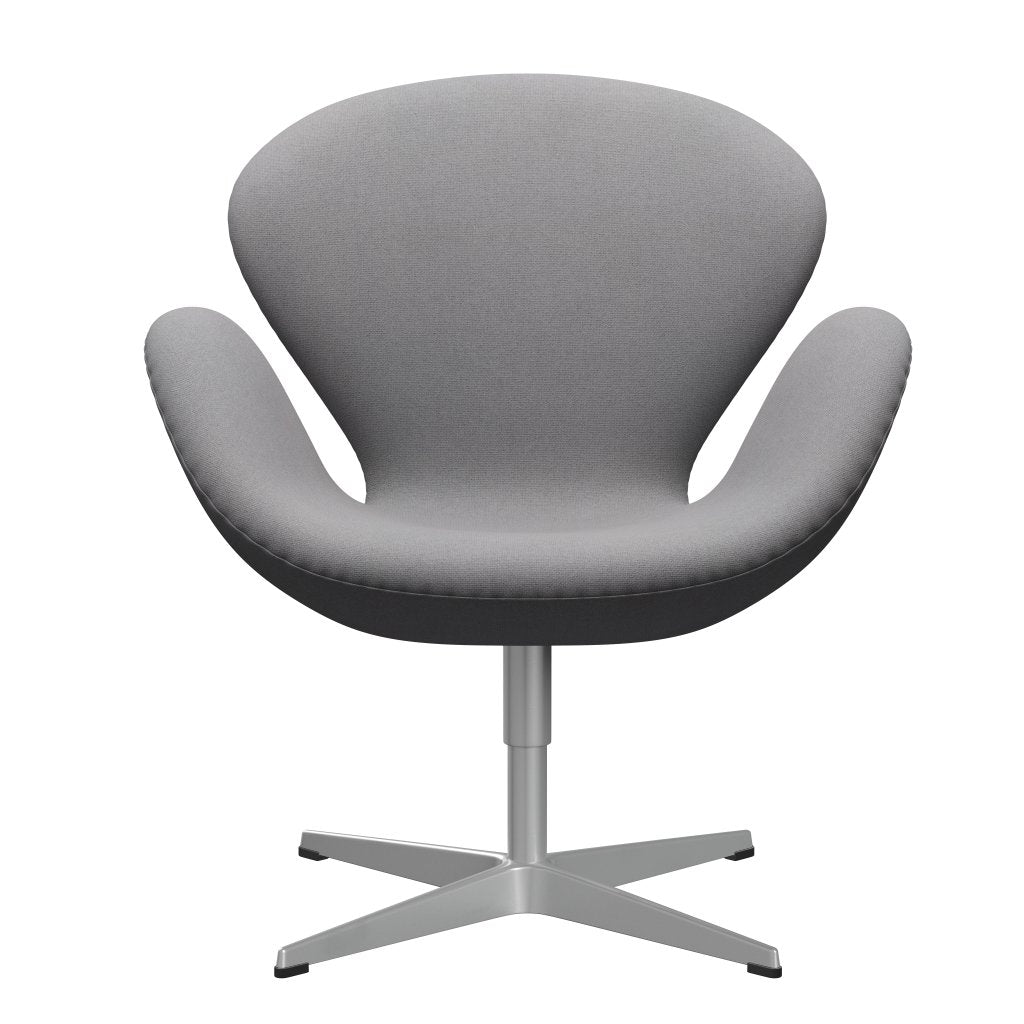 [product_category]-Fritz Hansen Swan Lounge Chair, Silver Grey/Tonus Light Grey-Fritz Hansen-3320-TON216-SGBASE-FRI-1