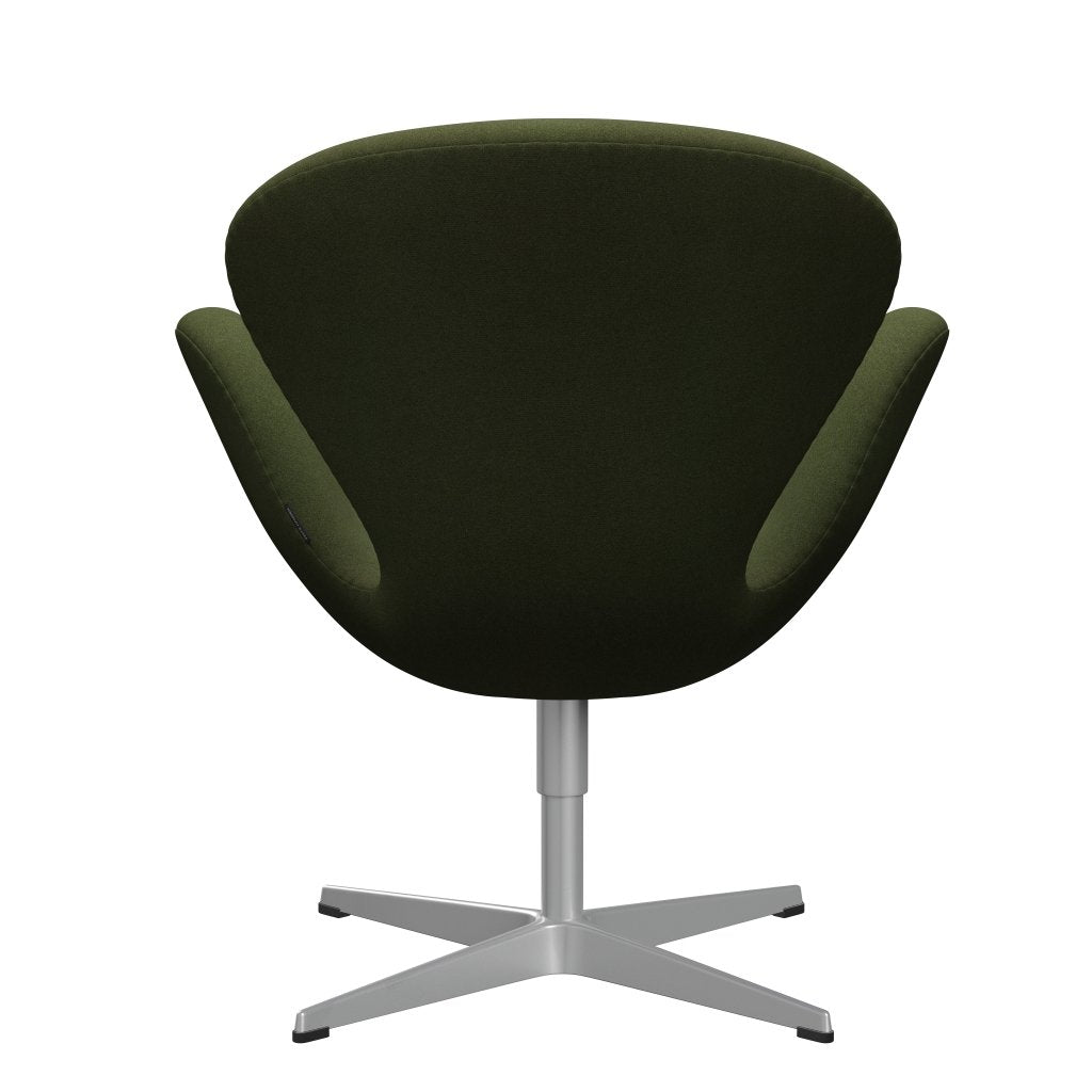 [product_category]-Fritz Hansen Swan Lounge Chair, Silver Grey/Tonus Military Green-Fritz Hansen-3320-TON131-SGBASE-FRI-4