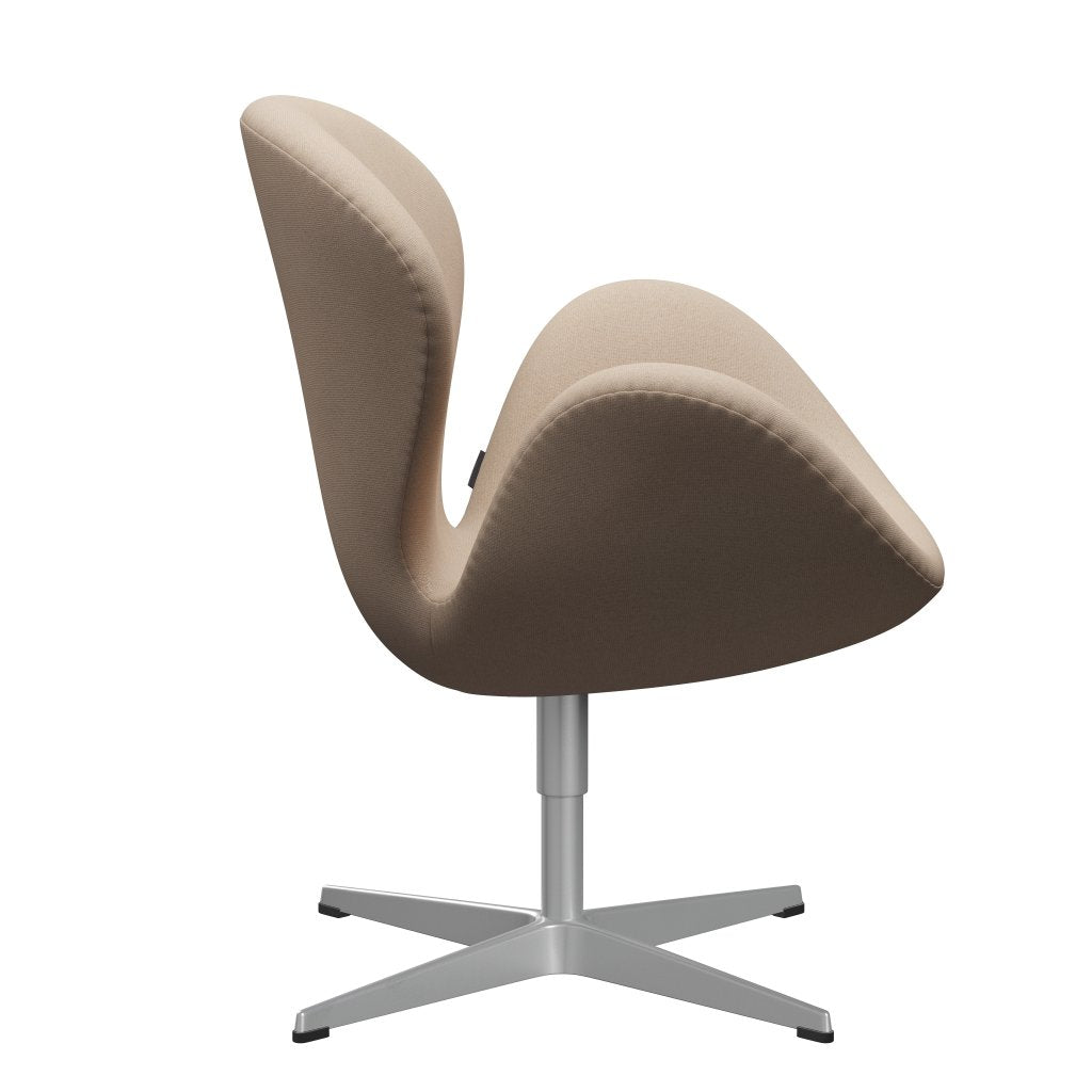 [product_category]-Fritz Hansen Swan Lounge Chair, Silver Grey/Tonus Sand-Fritz Hansen-3320-TON135-SGBASE-FRI-3