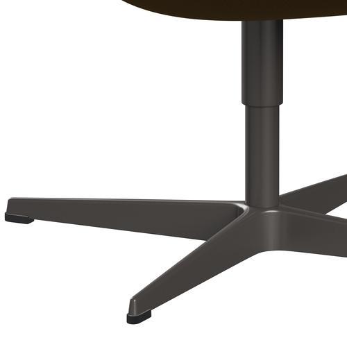 Fritz Hansen Swan Lounge Silla, Grafito cálido/Captura Mostaza Dark Dark