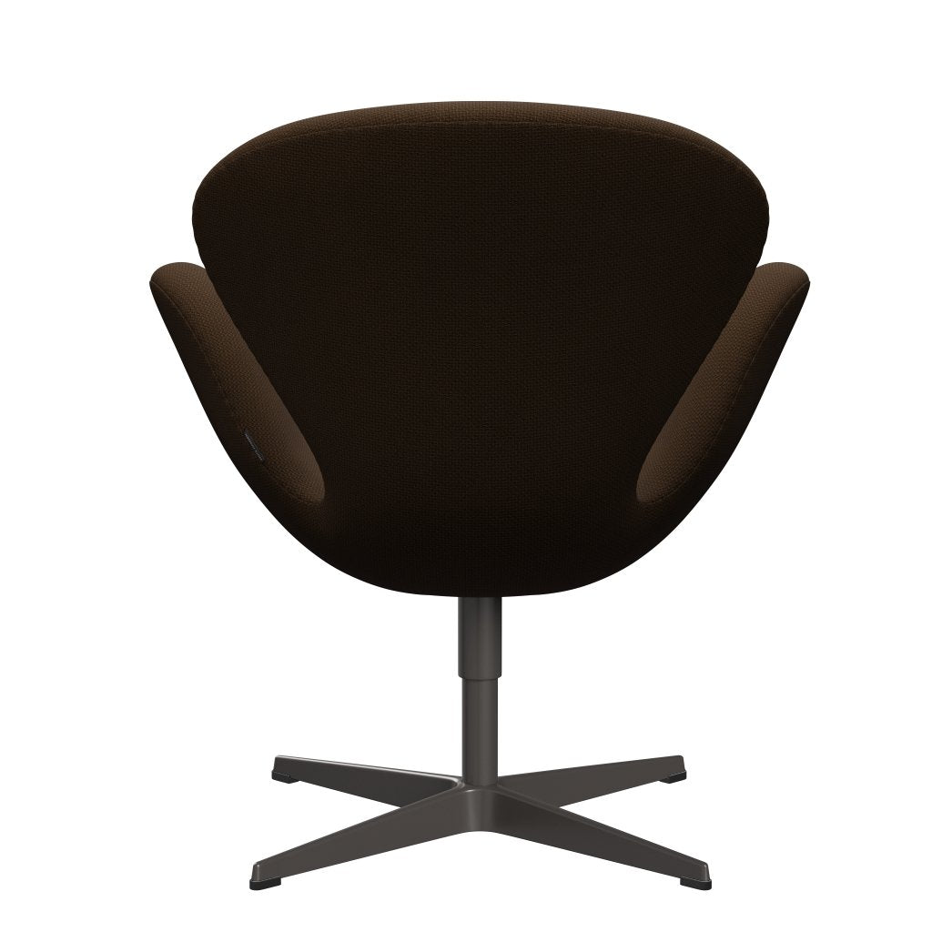 [product_category]-Fritz Hansen Swan Lounge Chair, Warm Graphite/Diablo Chestnut-Fritz Hansen-3320-DIA400-WGBASE-FRI-4