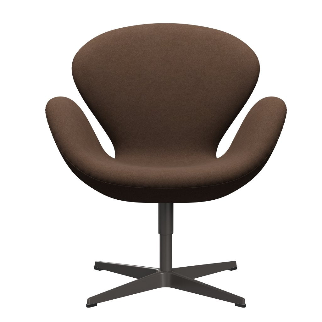 Sillón Fritz Hansen Swan, Grafito cálido/Divina Dark Brown (356)