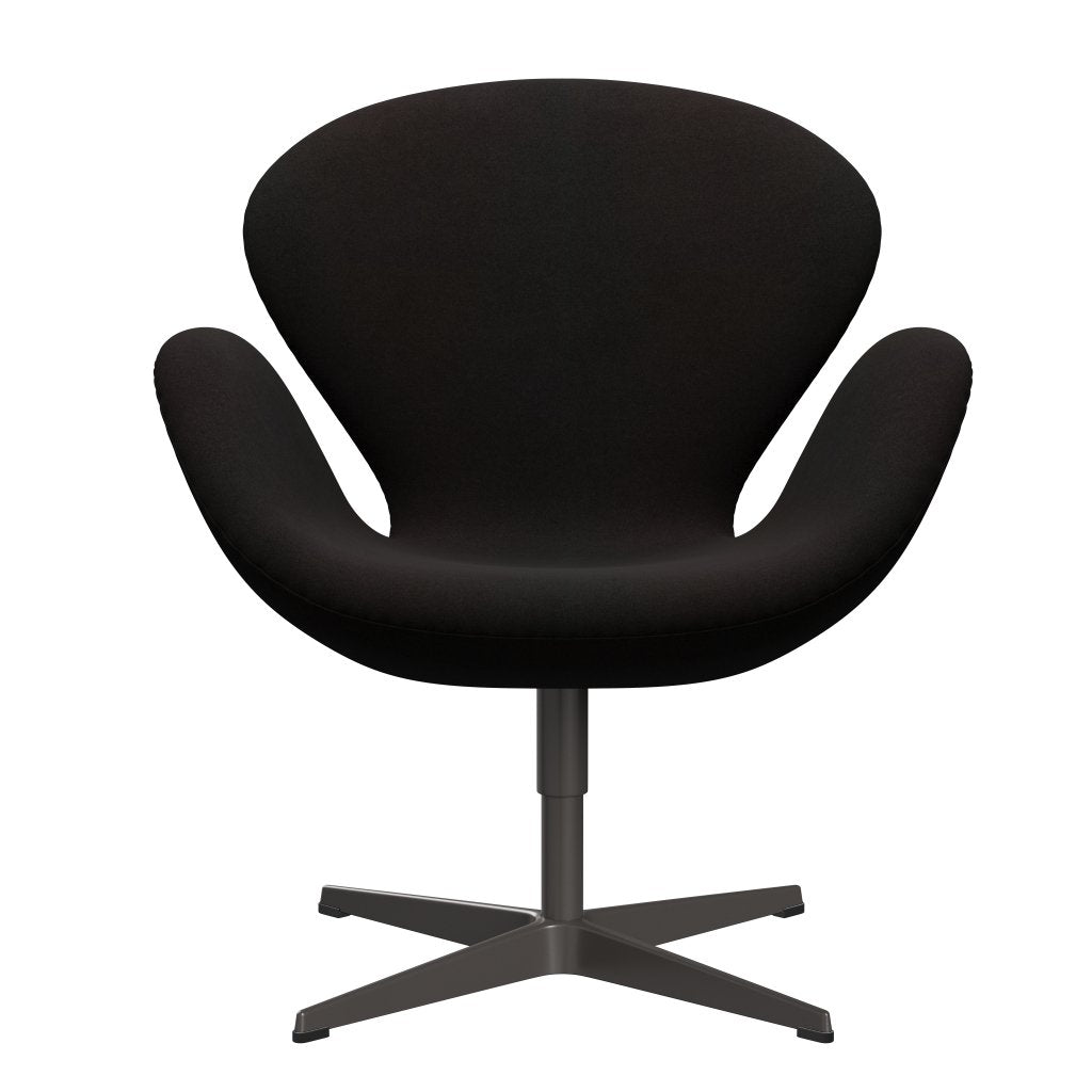 [product_category]-Fritz Hansen Swan Lounge Chair, Warm Graphite/Divina Dark Brown (384)-Fritz Hansen-3320-DIV384-WGBASE-FRI-1