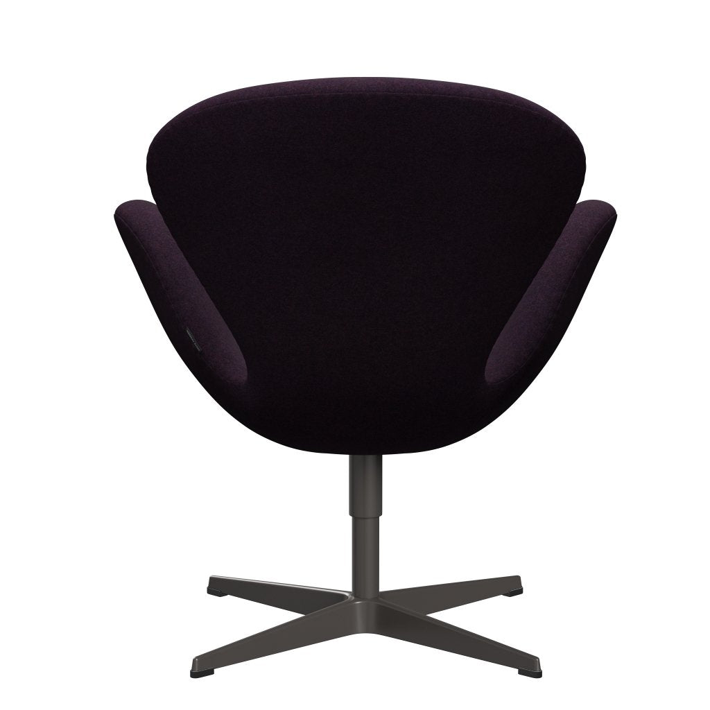 [product_category]-Fritz Hansen Swan Lounge Chair, Warm Graphite/Divina Md Aubergine-Fritz Hansen-3320-DMD683-WGBASE-FRI-4