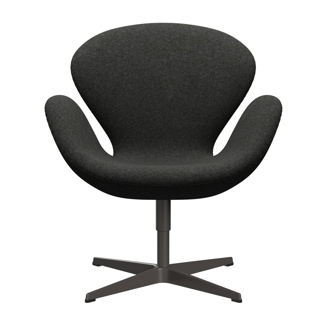 [product_category]-Fritz Hansen Swan Lounge Chair, Warm Graphite/Divina Melange Grey-Fritz Hansen-3320-DIM170-WGBASE-FRI-1