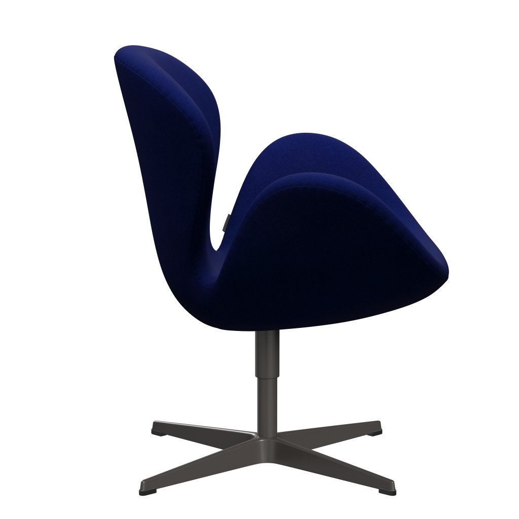 [product_category]-Fritz Hansen Swan Lounge Chair, Warm Graphite/Divina Royal Blue-Fritz Hansen-3320-DIV791-WGBASE-FRI-3