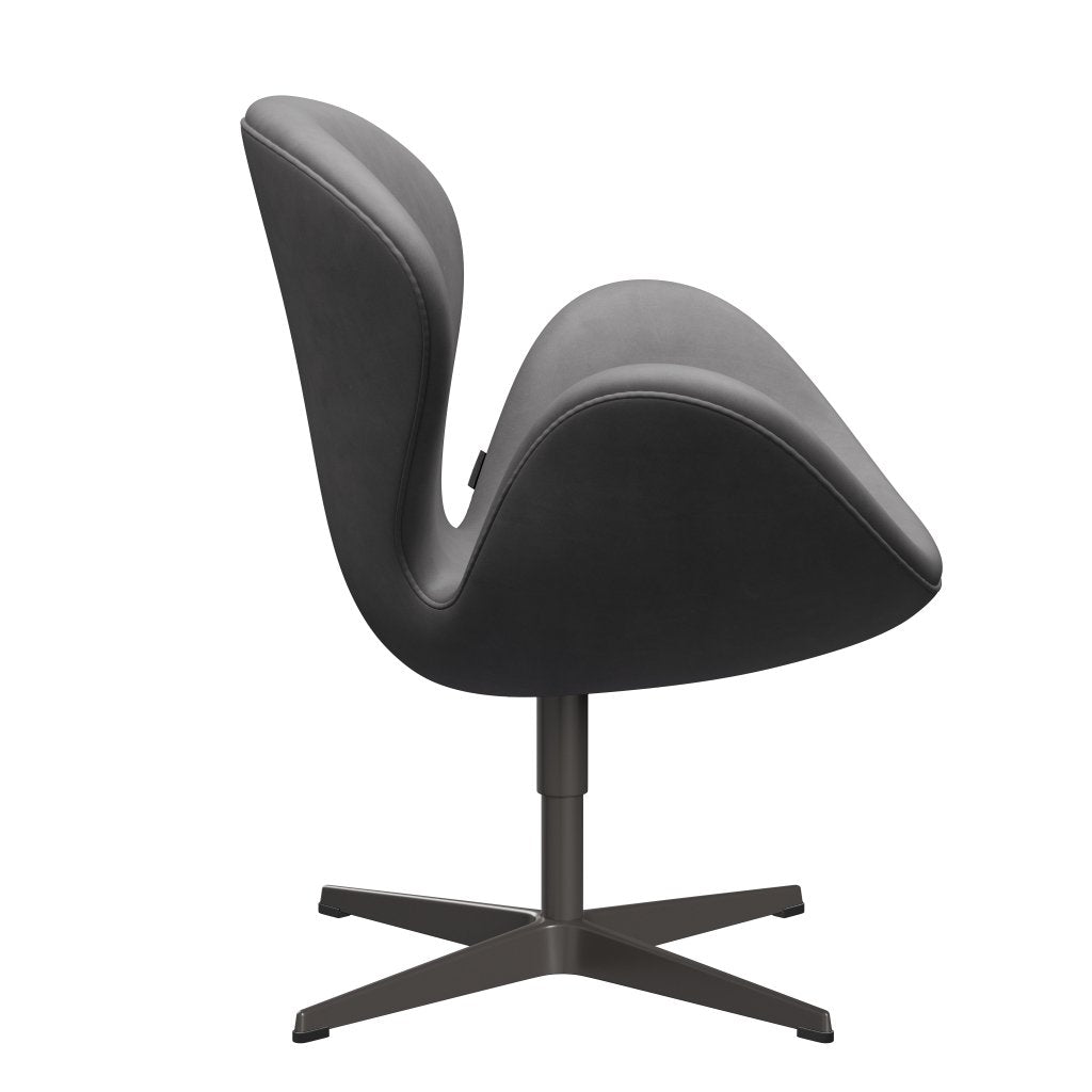 [product_category]-Fritz Hansen Swan Lounge Chair, Warm Graphite/Embrace Chocolate-Fritz Hansen-3320-SECONC-WGBASE-FRI-3