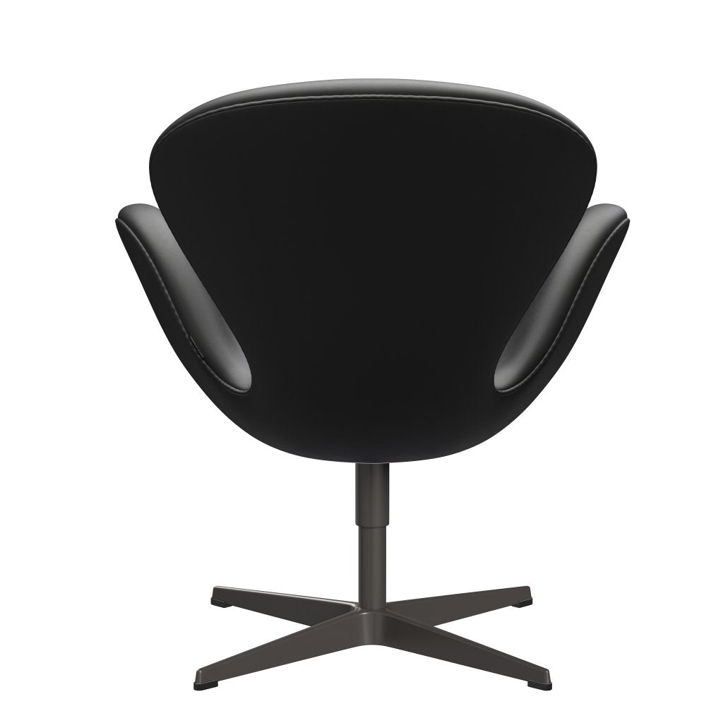 [product_category]-Fritz Hansen Swan Lounge Chair, Warm Graphite/Essential Black-Fritz Hansen-3320-STBLA-WGBASE-FRI-4