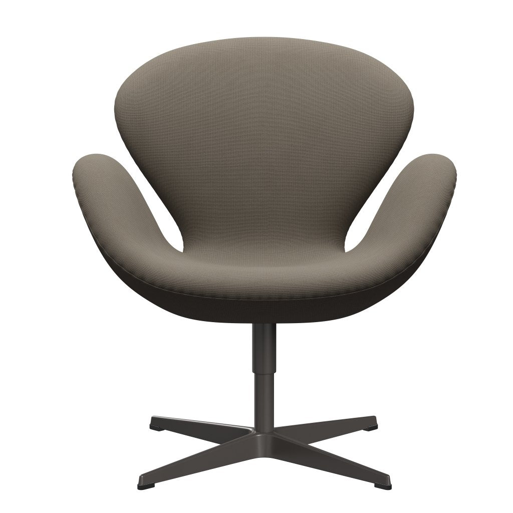 Fritz Hansen Swan Lounge Chair, Warm Graphite/Fame Beige (61003)