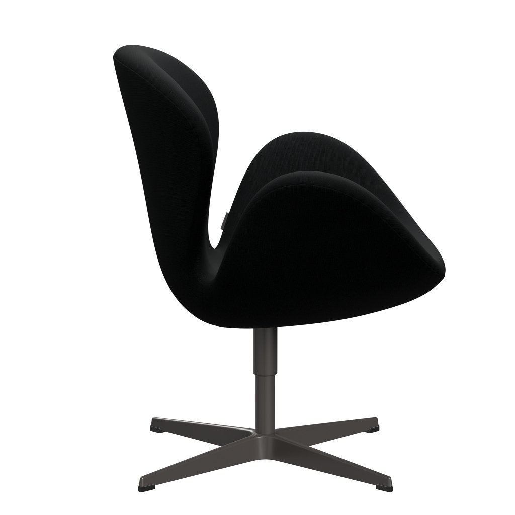 [product_category]-Fritz Hansen Swan Lounge Chair, Warm Graphite/Fame Black-Fritz Hansen-3320-F60999-WGBASE-FRI-3