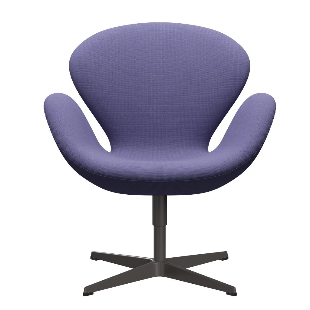 [product_category]-Fritz Hansen Swan Lounge Chair, Warm Graphite/Fame Blue Violet-Fritz Hansen-3320-F65081-WGBASE-FRI-1