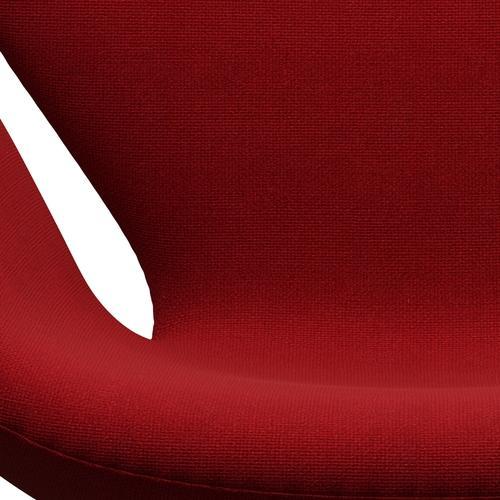 [product_category]-Fritz Hansen Swan Lounge Chair, Warm Graphite/Hallingdal Classic Red-Fritz Hansen-3320-HAL674-WGBASE-FRI-6