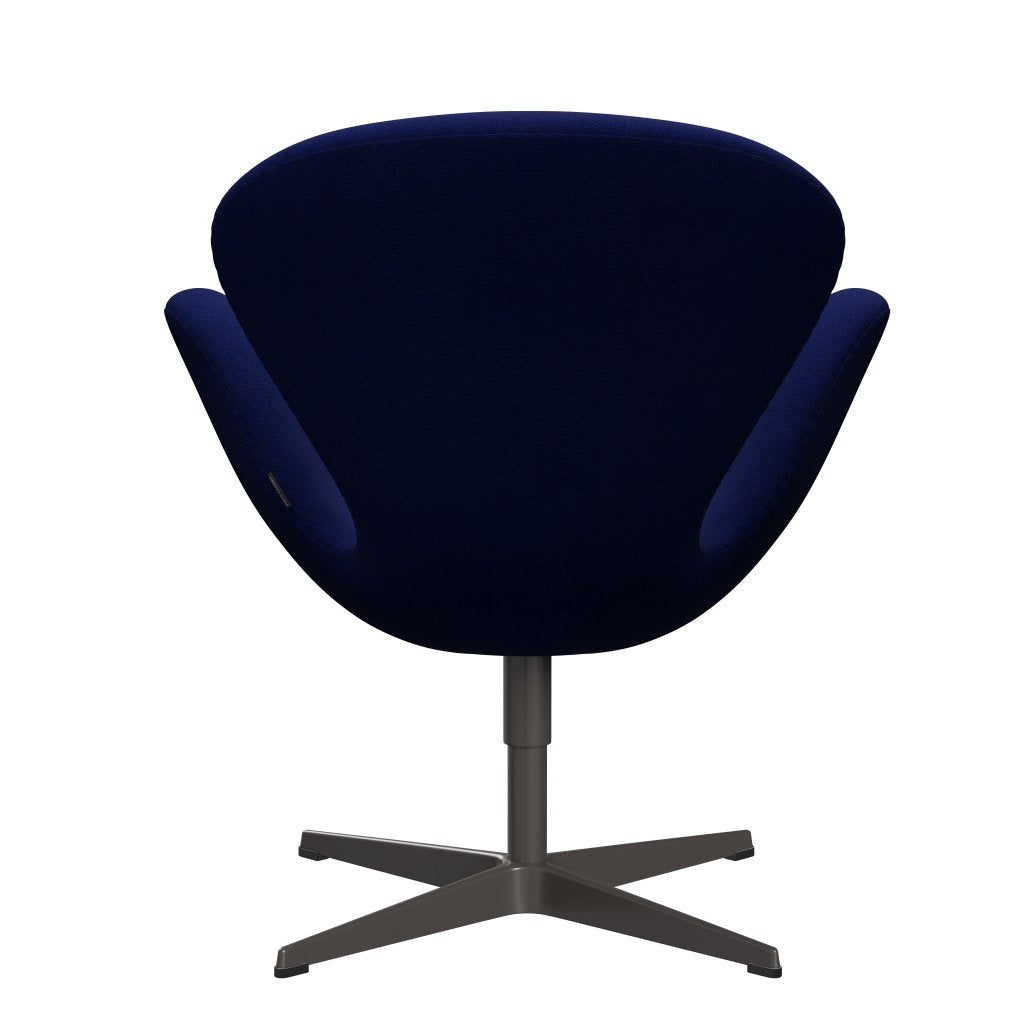 [product_category]-Fritz Hansen Swan Lounge Chair, Warm Graphite/Hallingdal Dark Blue-Fritz Hansen-3320-HAL773-WGBASE-FRI-4