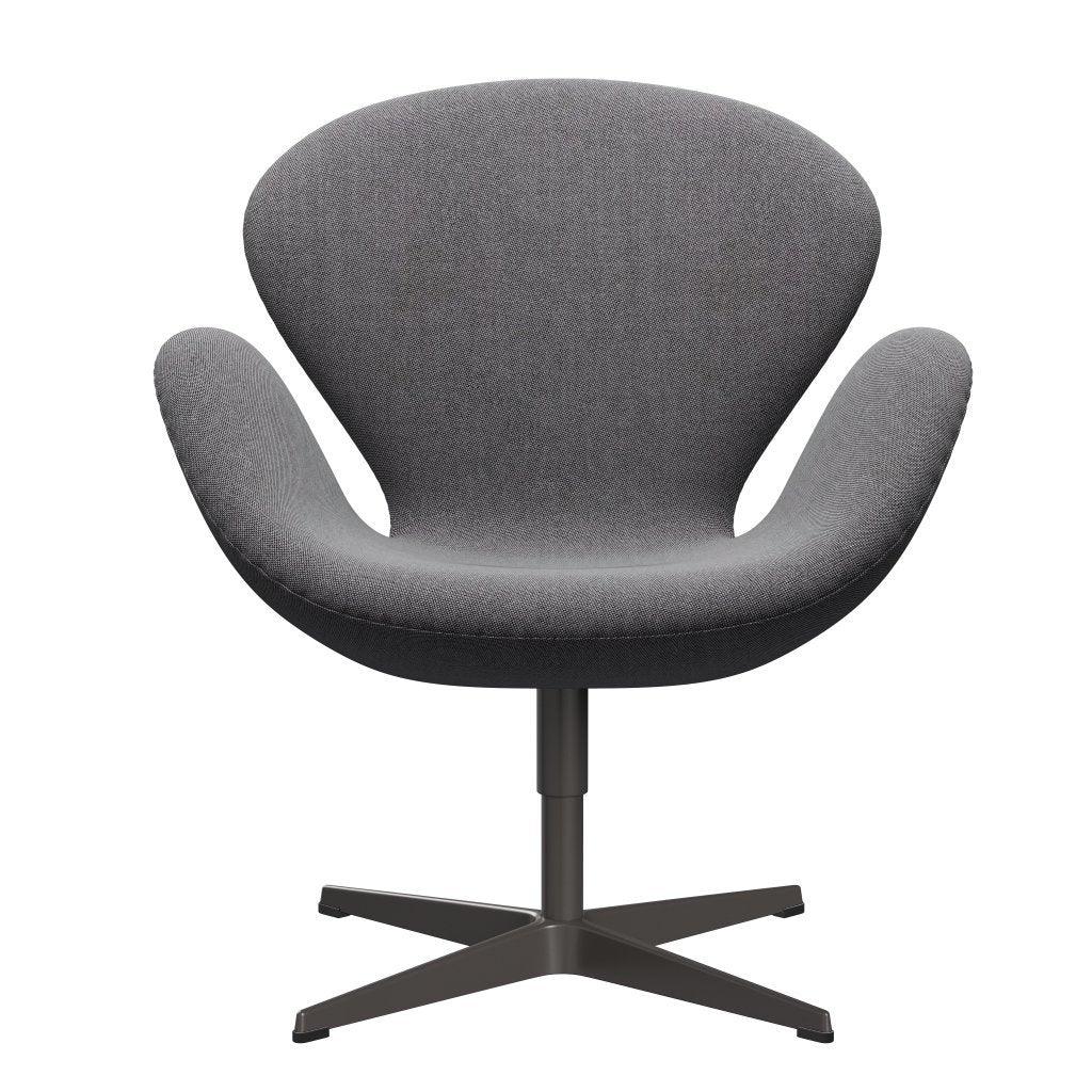 [product_category]-Fritz Hansen Swan Lounge Chair, Warm Graphite/Rime Salt & Pepper-Fritz Hansen-3320-RIM151-WGBASE-FRI-1