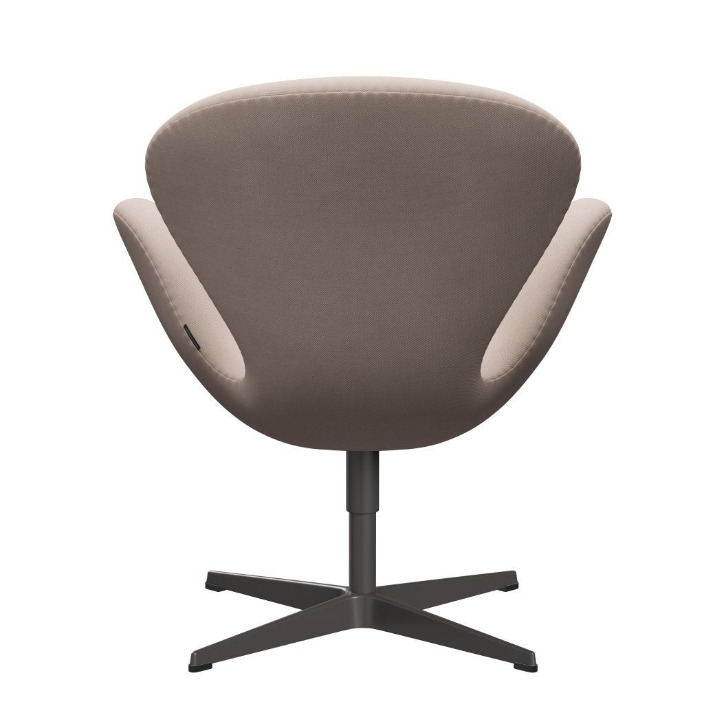 [product_category]-Fritz Hansen Swan Lounge Chair, Warm Graphite/Rime Sand Light-Fritz Hansen-3320-RIM111-WGBASE-FRI-4