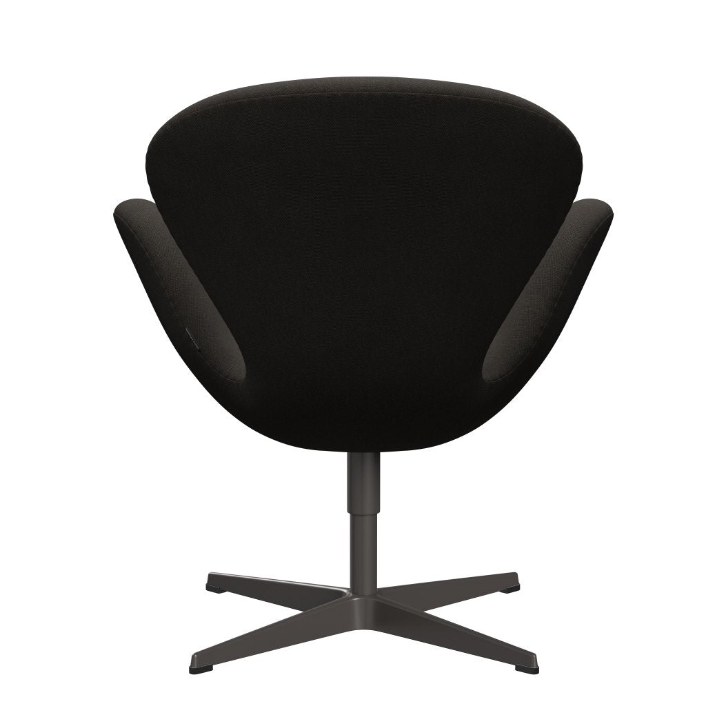 [product_category]-Fritz Hansen Swan Lounge Chair, Warm Graphite/Steelcut Brown-Fritz Hansen-3320-STI370-WGBASE-FRI-4