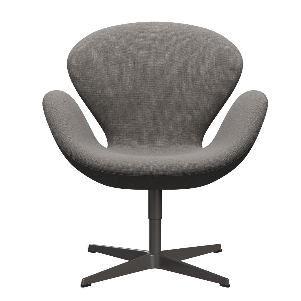 [product_category]-Fritz Hansen Swan Lounge Chair, Warm Graphite/Steelcut Medium Grey-Fritz Hansen-3320-STI155-WGBASE-FRI-1