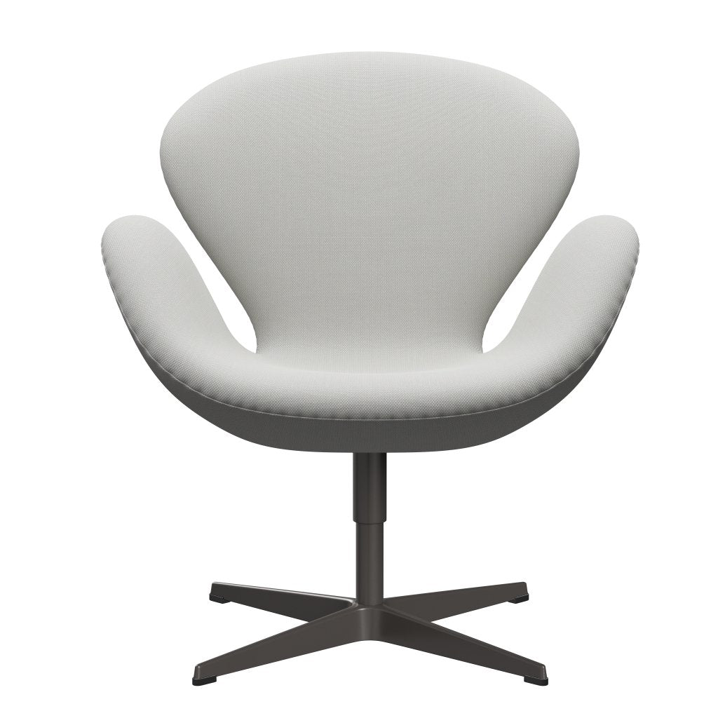 [product_category]-Fritz Hansen Swan Lounge Chair, Warm Graphite/Steelcut Trio Delicate Mint Green-Fritz Hansen-3320-STR906-WGBASE-FRI-1