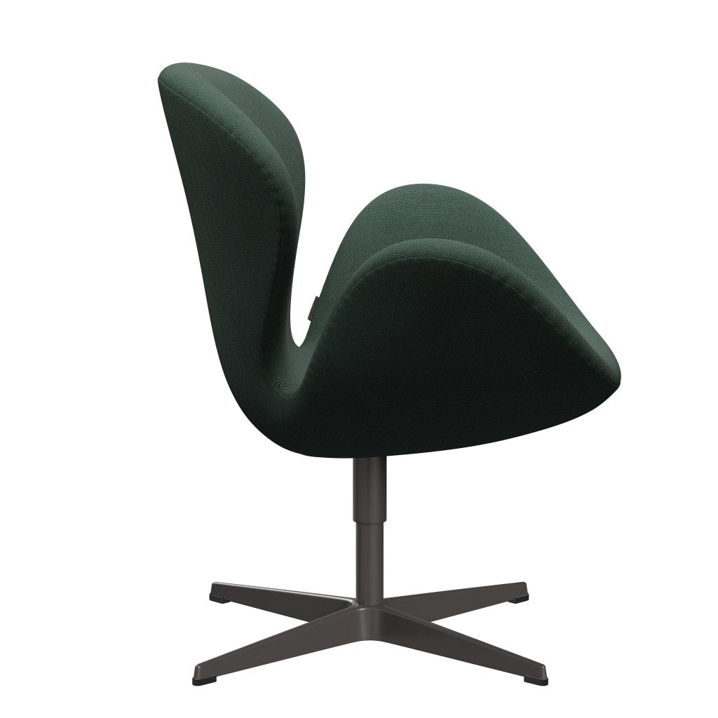 [product_category]-Fritz Hansen Swan Lounge Chair, Warm Graphite/Steelcut Trio Dusty Green-Fritz Hansen-3320-STR966-WGBASE-FRI-3