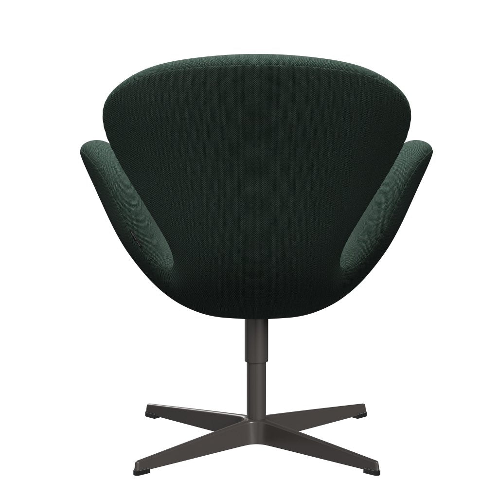 [product_category]-Fritz Hansen Swan Lounge Chair, Warm Graphite/Steelcut Trio Dusty Green-Fritz Hansen-3320-STR966-WGBASE-FRI-4