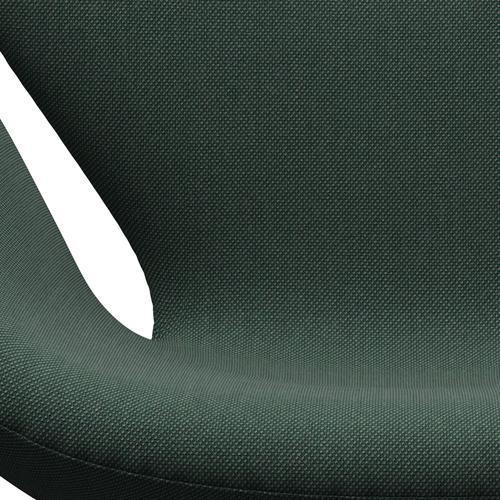 [product_category]-Fritz Hansen Swan Lounge Chair, Warm Graphite/Steelcut Trio Dusty Green-Fritz Hansen-3320-STR966-WGBASE-FRI-6