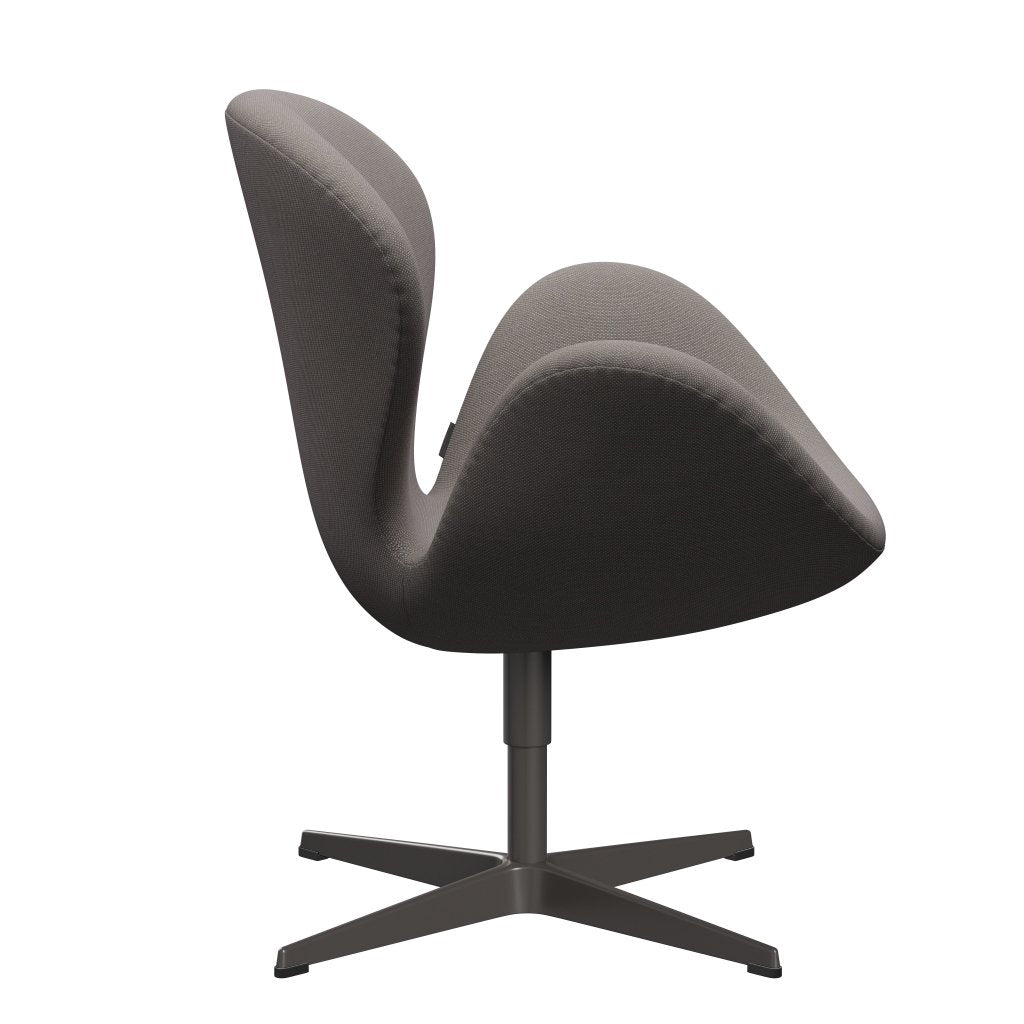 [product_category]-Fritz Hansen Swan Lounge Chair, Warm Graphite/Steelcut Trio Sand Dark-Fritz Hansen-3320-STR246-WGBASE-FRI-3