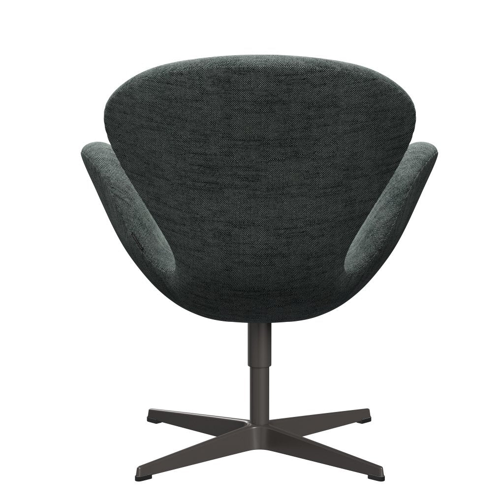 [product_category]-Fritz Hansen Swan Lounge Chair, Warm Graphite/Sunniva Black/White-Fritz Hansen-3320-SV163-WGBASE-FRI-4