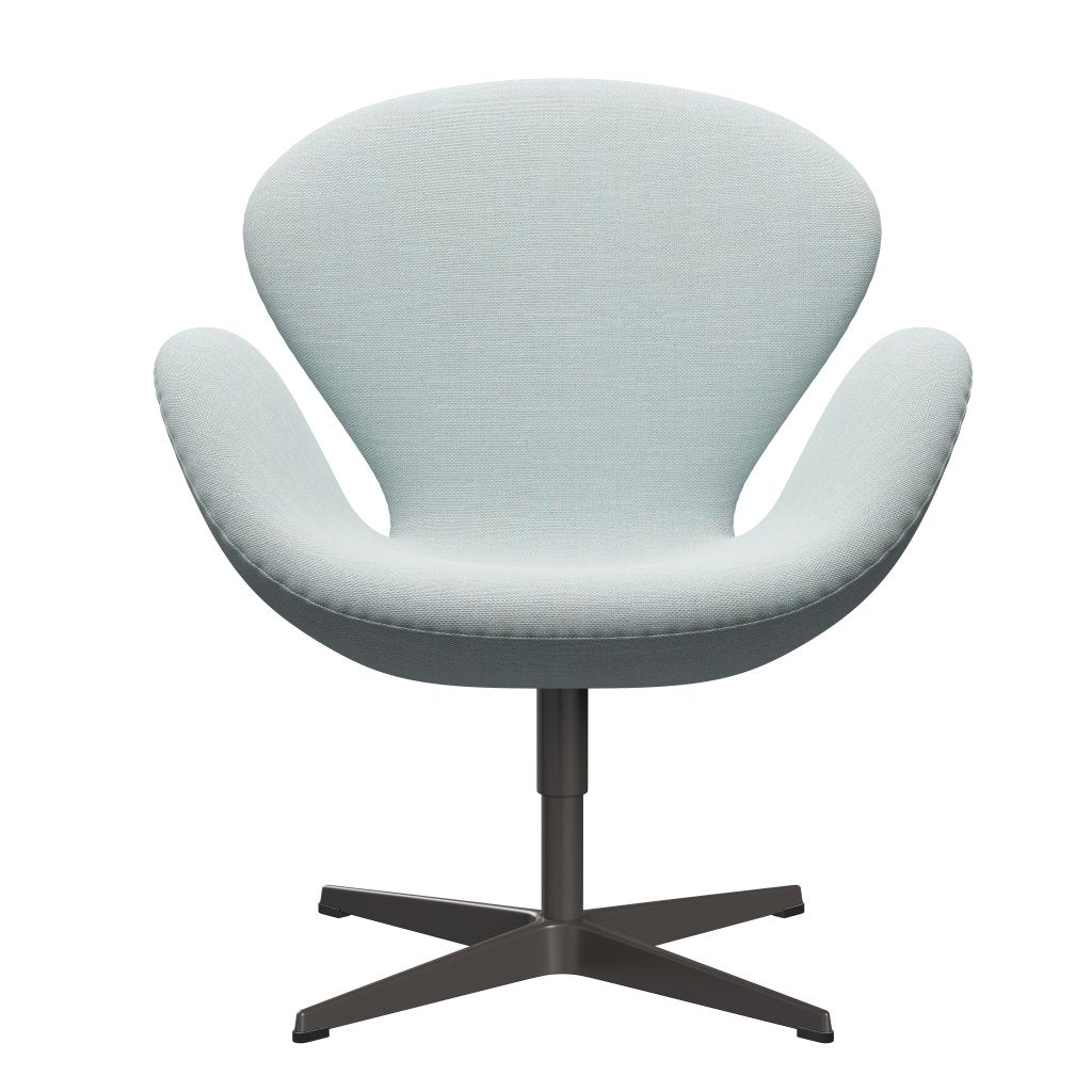 [product_category]-Fritz Hansen Swan Lounge Chair, Warm Graphite/Sunniva White/Light Blue-Fritz Hansen-3320-SV723-WGBASE-FRI-1