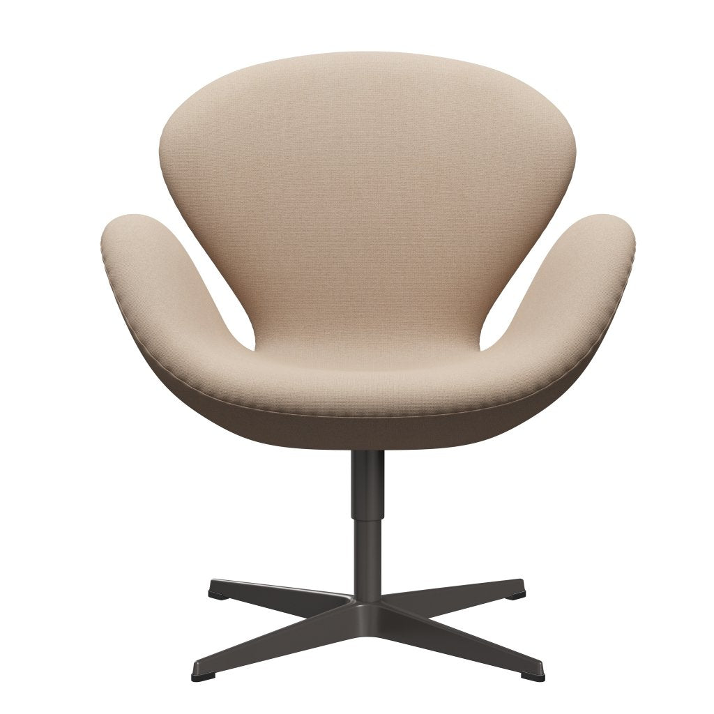 [product_category]-Fritz Hansen Swan Lounge Chair, Warm Graphite/Tonus Sand-Fritz Hansen-3320-TON135-WGBASE-FRI-1