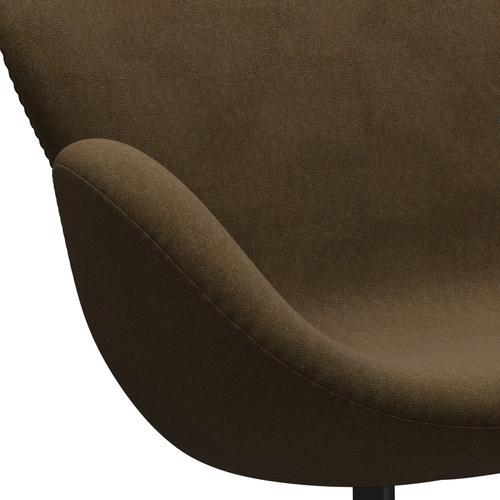 [product_category]-Fritz Hansen Swan Sofa 2 Seater, Black Lacquered/Canvas Autumn Beige-Fritz Hansen-3321-CA0964-BLLA-FRI-7