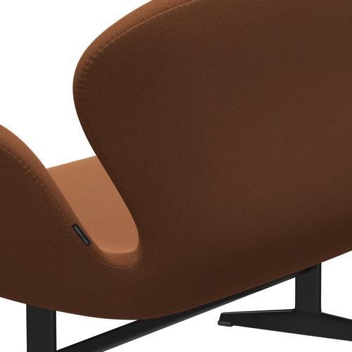 [product_category]-Fritz Hansen Swan Sofa 2 Seater, Black Lacquered/Capture Copper-Fritz Hansen-3321-CP7401-BLLA-FRI-5