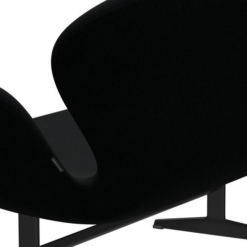 [product_category]-Fritz Hansen Swan Sofa 2 Seater, Black Lacquered/Divina Black-Fritz Hansen-3321-DIV191-BLLA-FRI-5