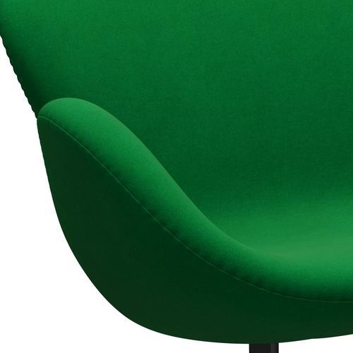 [product_category]-Fritz Hansen Swan Sofa 2 Seater, Black Lacquered/Divina Grass Green-Fritz Hansen-3321-DIV922-BLLA-FRI-7