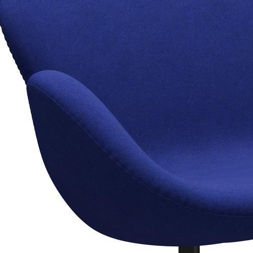 [product_category]-Fritz Hansen Swan Sofa 2 Seater, Black Lacquered/Divina Melange Blue-Fritz Hansen-3321-DIM747-BLLA-FRI-7