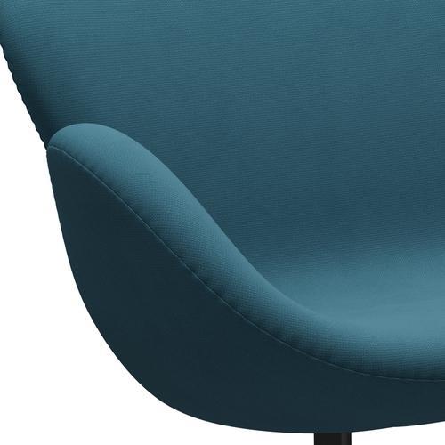 [product_category]-Fritz Hansen Swan Sofa 2 Seater, Black Lacquered/Fame Blue Green-Fritz Hansen-3321-F67069-BLLA-FRI-7