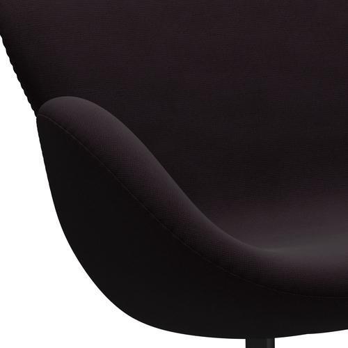 [product_category]-Fritz Hansen Swan Sofa 2 Seater, Black Lacquered/Fame Brown (61108)-Fritz Hansen-3321-F61108-BLLA-FRI-7