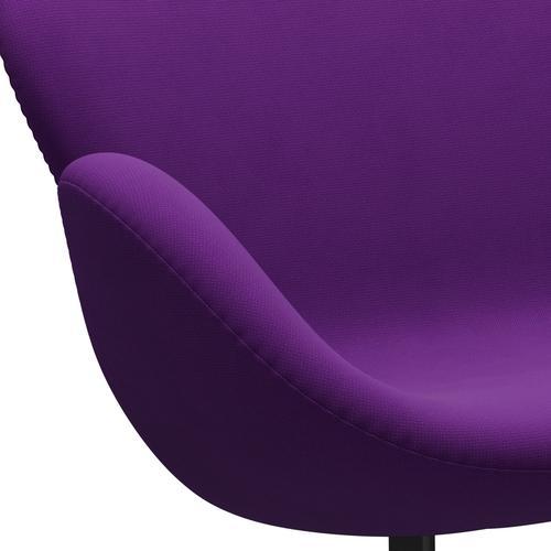 [product_category]-Fritz Hansen Swan Sofa 2 Seater, Black Lacquered/Fame Violet-Fritz Hansen-3321-F65084-BLLA-FRI-7