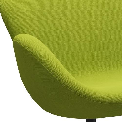 [product_category]-Fritz Hansen Swan Sofa 2 Seater, Black Lacquered/Hallingdal Lime-Fritz Hansen-3321-HAL907-BLLA-FRI-7