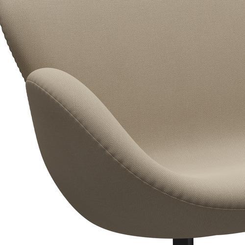 [product_category]-Fritz Hansen Swan Sofa 2 Seater, Black Lacquered/Steelcut Beige-Fritz Hansen-3321-STI240-BLLA-FRI-7